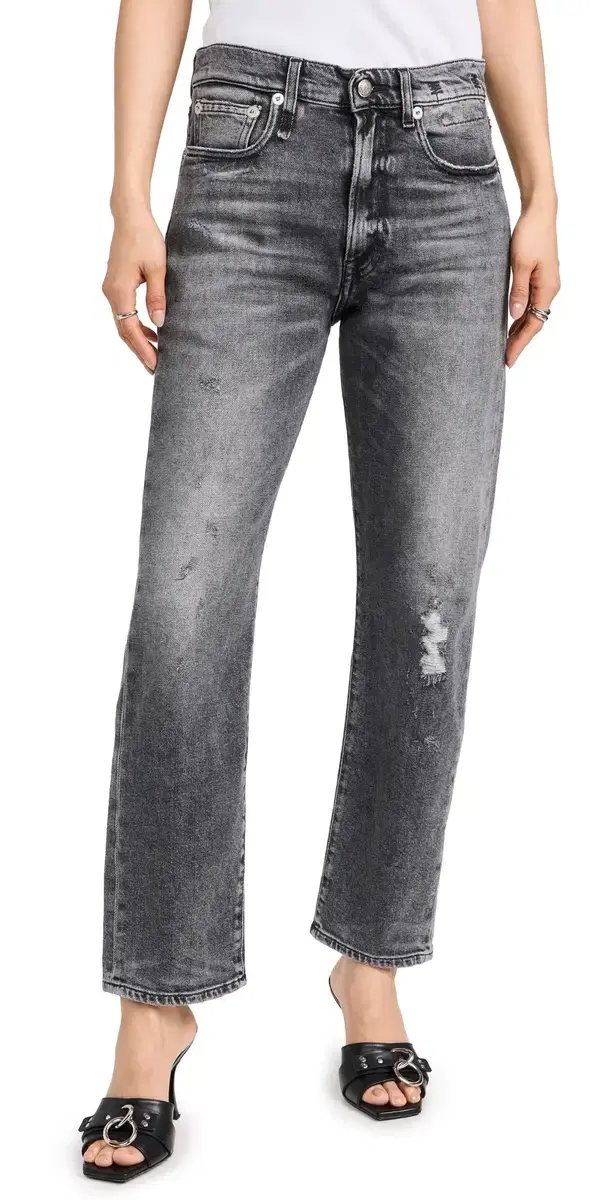 R13 Boyfriend Jeans Vintage Grey