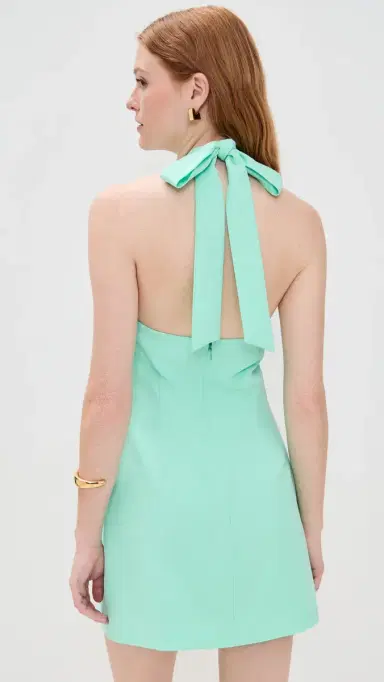 The Wolf Gang Inka Mini Vest Dress Aqua | Thumbnail 3
