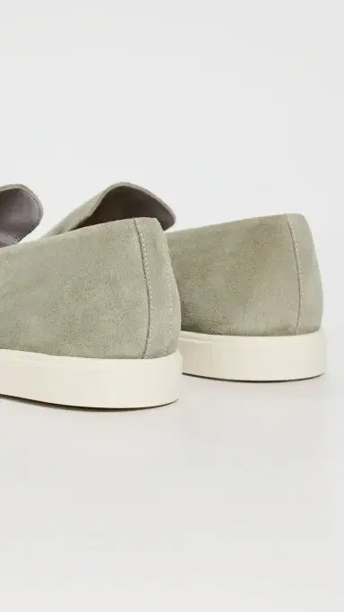 Frescobol Carioca Miguel Suede Loafers Pale Green | Thumbnail 3