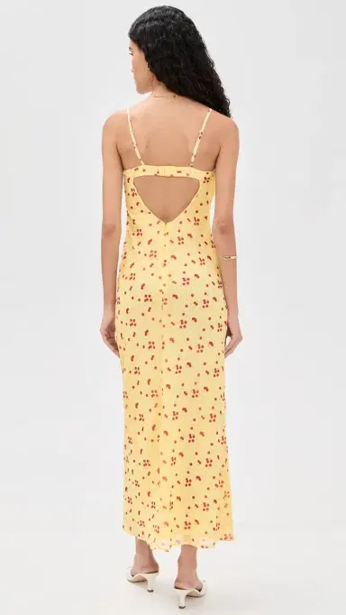 Bailey Rose Lemon Maxi Dress Lemon | Thumbnail 3 Bailey Rose Lemon Maxi Dress Lemon | Thumbnail 3