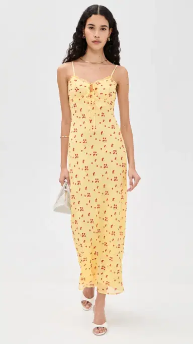 Bailey Rose Lemon Maxi Dress Lemon | Thumbnail 5 Bailey Rose Lemon Maxi Dress Lemon | Thumbnail 5