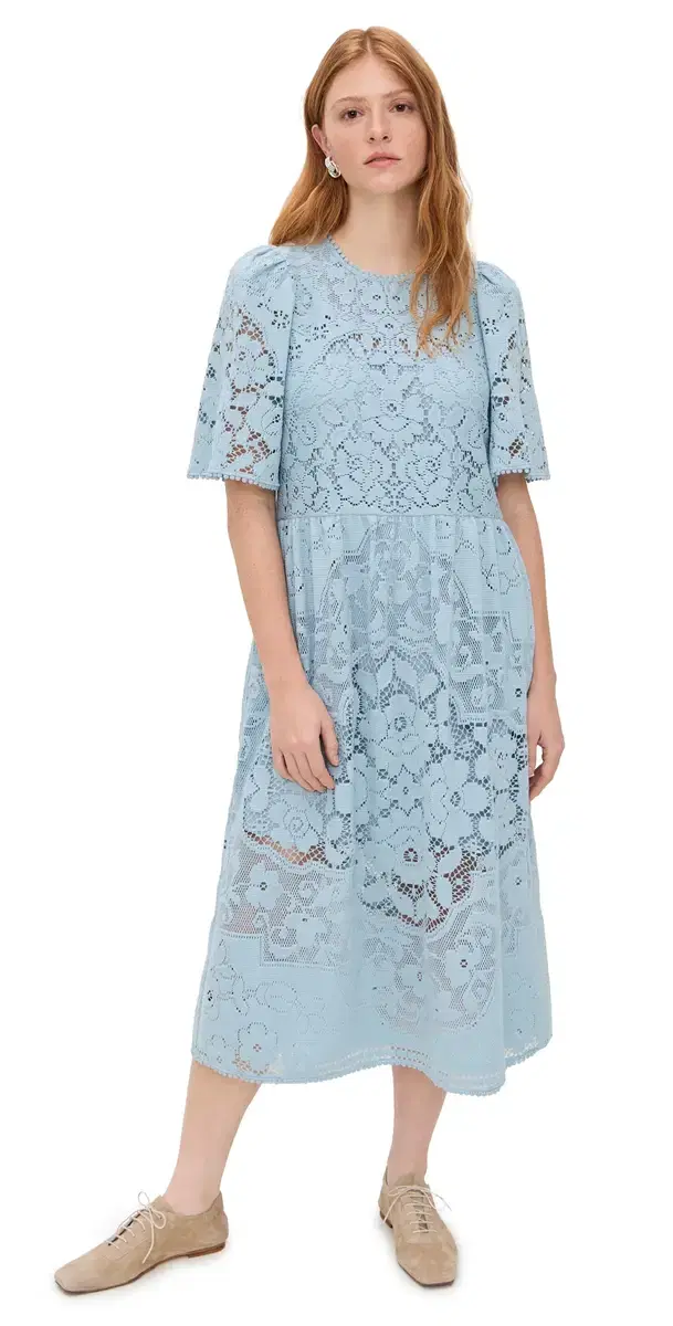 Arianna ace Midi Dress Blue