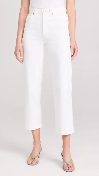 Levi's Ribcage Straight Ankle Jeans Cloud Over 29 | Thumbnail 2