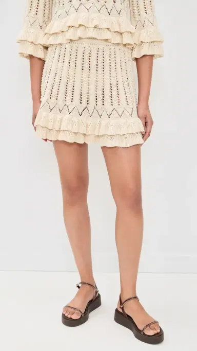 ISABEL MARANT ÉTOILE Nelle Ruffle Skirt | Thumbnail 2 ISABEL MARANT ÉTOILE Nelle Ruffle Skirt | Thumbnail 2