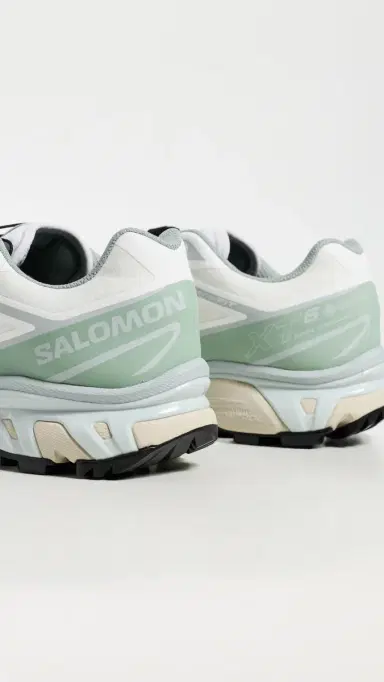 Salomon XT-6 GTX Sneakers White/Green Milieu/Ice Flow | Thumbnail 4