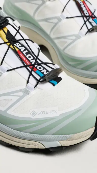 Salomon XT-6 GTX Sneakers White/Green Milieu/Ice Flow | Thumbnail 5