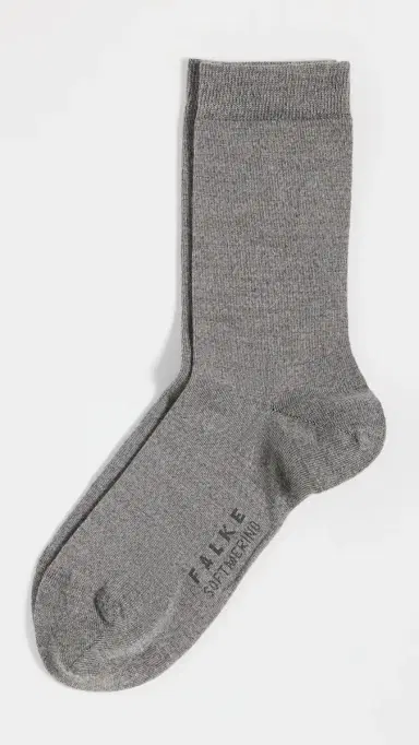 FALKE Soft Merino Socks Light Grey 35-36 | Thumbnail 2
