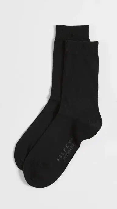 FALKE Soft Merino Socks Black 39-40 | Thumbnail 2