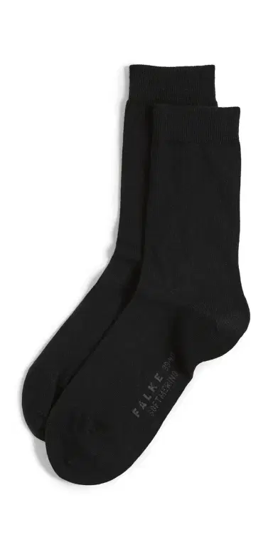 FALKE Soft Merino Socks Black 39-40 | Thumbnail 1