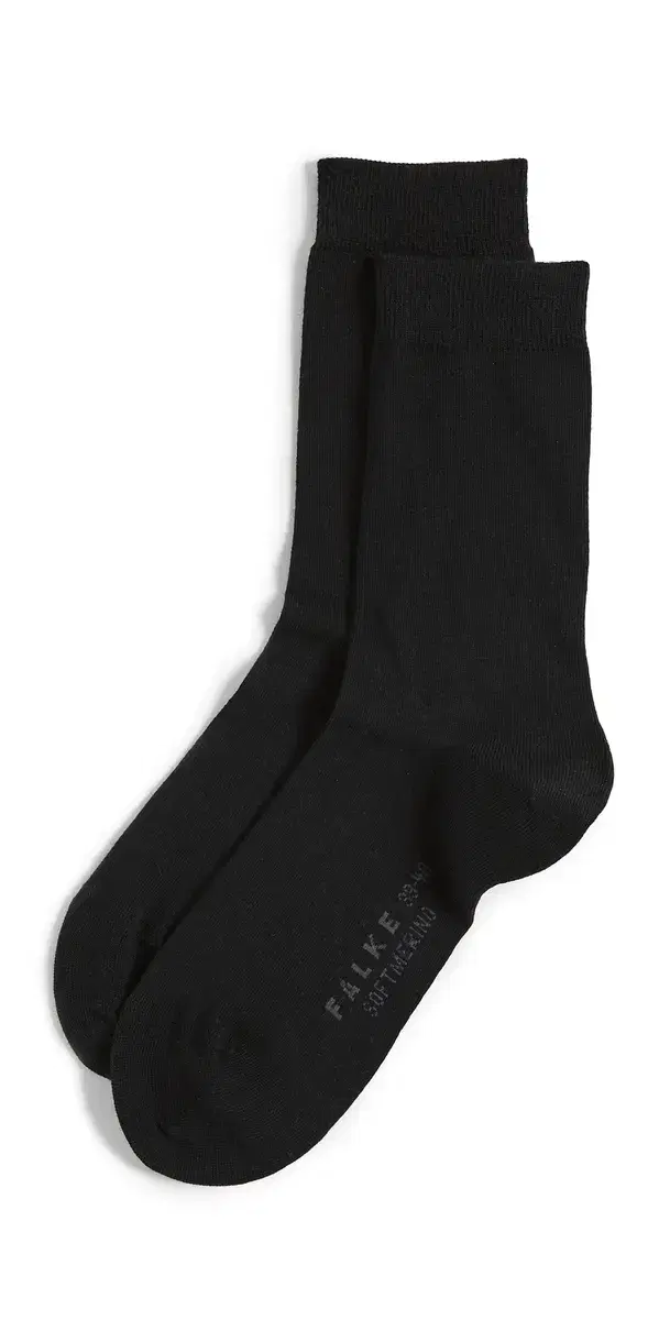 Soft Merino Socks Black