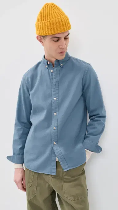 PS Paul Smith ong Sleeve Regular Fit Shirt Green-Blue | Thumbnail 2 PS Paul Smith ong Sleeve Regular Fit Shirt Green-Blue | Thumbnail 2