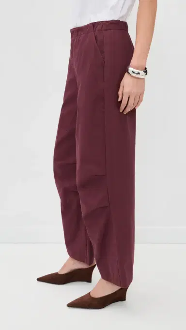 LE BOP Ella Pants Burgundy | Thumbnail 5