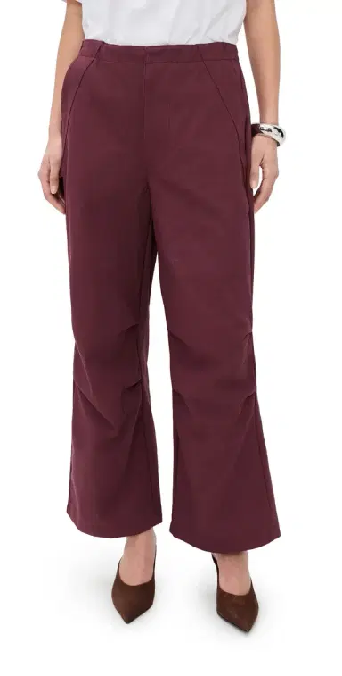 LE BOP Ella Pants Burgundy | Thumbnail 1