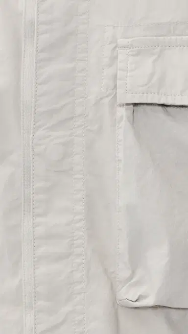 Stone Island Lightweight tretch Cotton Overshirt Pearl Grey | Thumbnail 6