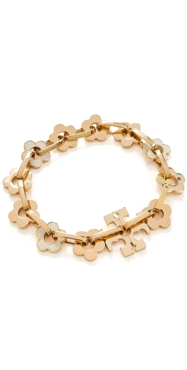 Interlocking Flower Bracelet Tory Gold / New  One Size
