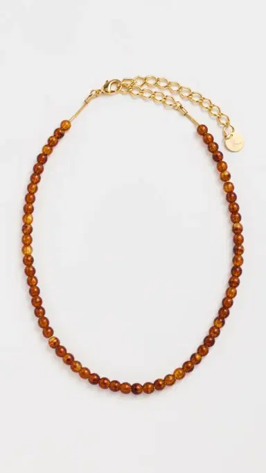 Rachel Comey Aps Necklace Dark Tortoise One Size | Thumbnail 2