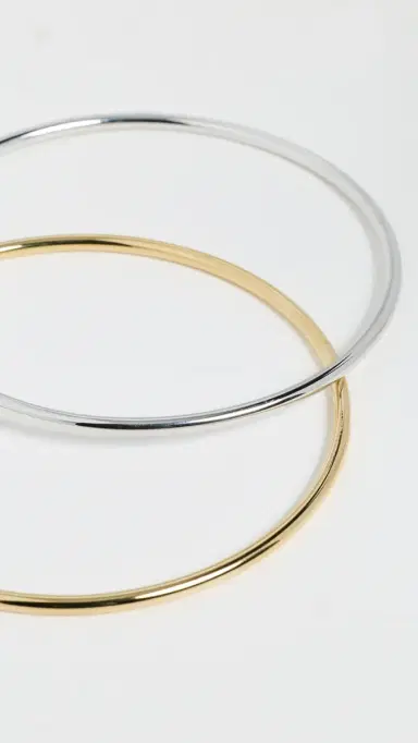 Jenny Bird Dane Upper Arm Cuff Set Two-Tone M | Thumbnail 4