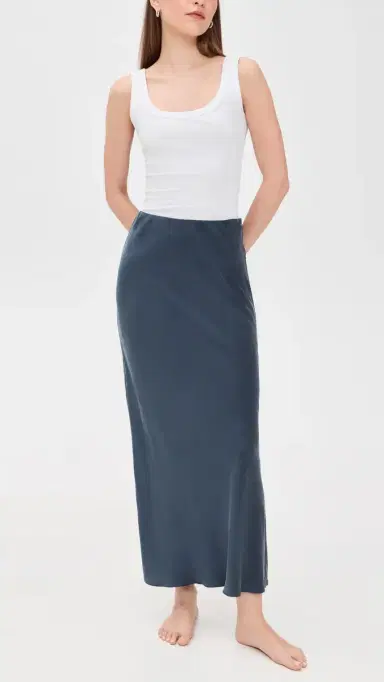 Lunya Silk Maxi Skirt Deep Blue | Thumbnail 5 Lunya Silk Maxi Skirt Deep Blue | Thumbnail 5