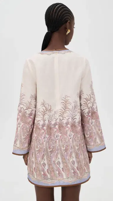 Zimmermann Alchemy Tunic Dress Cream Paisley | Thumbnail 3 Zimmermann Alchemy Tunic Dress Cream Paisley | Thumbnail 3