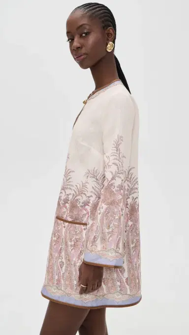 Zimmermann Alchemy Tunic Dress Cream Paisley | Thumbnail 4 Zimmermann Alchemy Tunic Dress Cream Paisley | Thumbnail 4