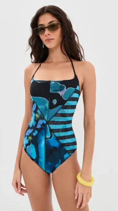 STAUD Laird One Piece wim uit Blue Haze Multi | Thumbnail 5 STAUD Laird One Piece wim uit Blue Haze Multi | Thumbnail 5