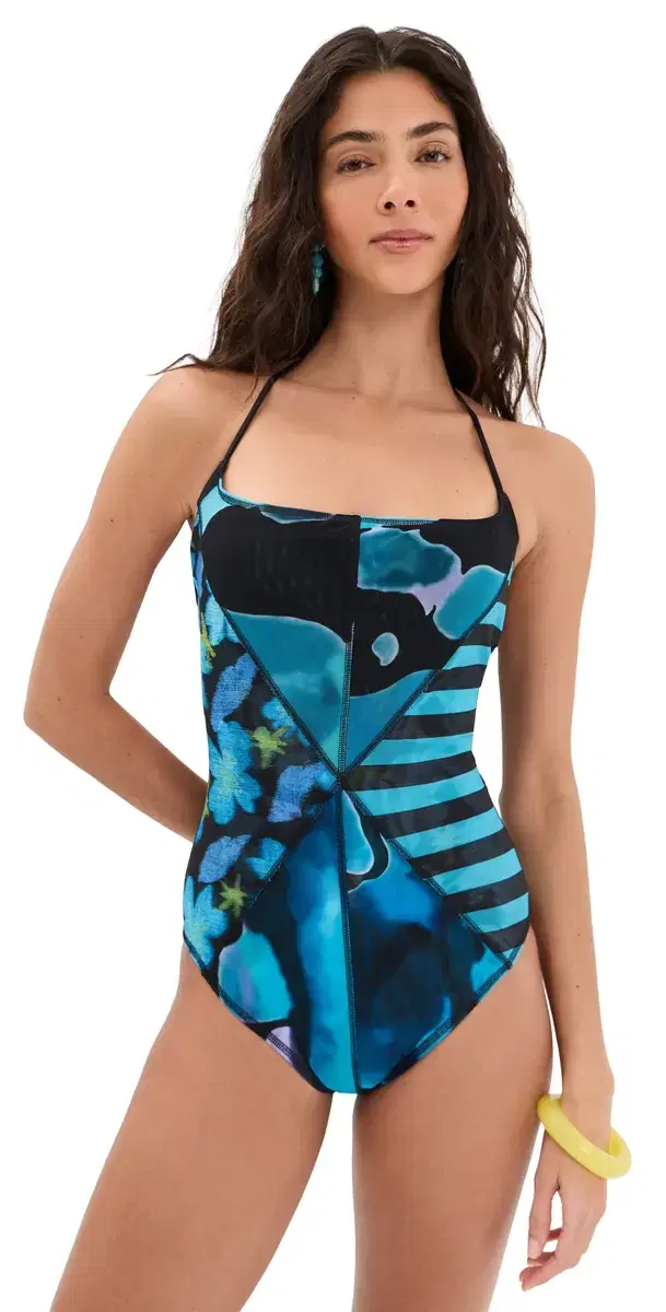 Laird One Piece wim uit Blue Haze Multi