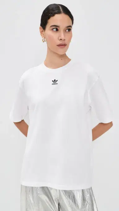 adidas Essentials Boyfriend Tee White | Thumbnail 2 adidas Essentials Boyfriend Tee White | Thumbnail 2