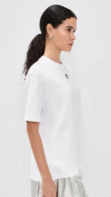 adidas Essentials Boyfriend Tee White | Thumbnail 4 adidas Essentials Boyfriend Tee White | Thumbnail 4