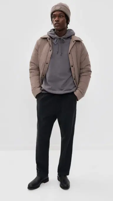 Canada Goose Lodge Coach Jacket Taupe Grey | Thumbnail 5