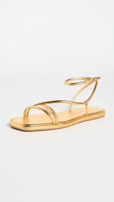 Loeffler Randall Noor Strappy Sandals Gold 6 | Thumbnail 2