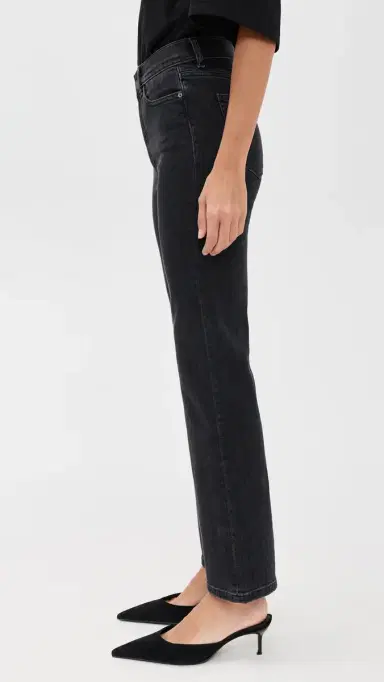DL1961 Halle Straight High Rise Instasculpt Jeans Nightshade (DL Airbrushed) 24 | Thumbnail 4 DL1961 Halle Straight High Rise Instasculpt Jeans Nightshade (DL Airbrushed) 24 | Thumbnail 4