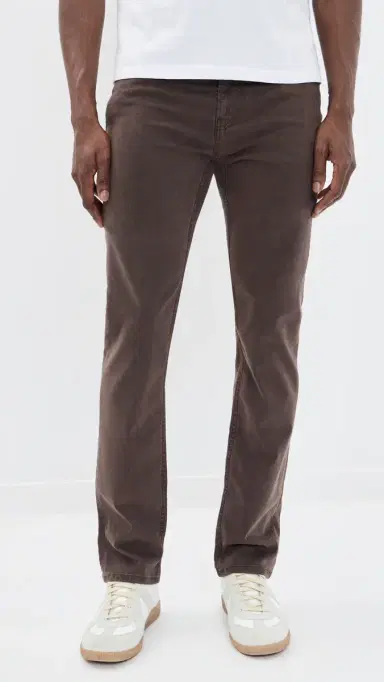 Frame Modern Straight Twill Jeans Dark Chocolate 30 | Thumbnail 2