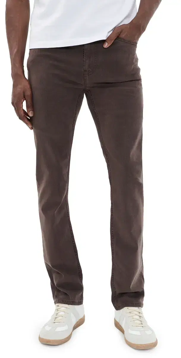 Modern Straight Twill Jeans Dark Chocolate