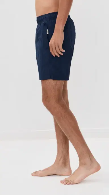 Onia Nylon Crinkle Swim Trunks 5 Deep Navy M | Thumbnail 4 Onia Nylon Crinkle Swim Trunks 5 Deep Navy M | Thumbnail 4