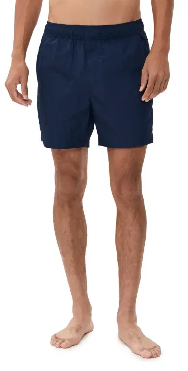 Onia Nylon Crinkle Swim Trunks 5 Deep Navy M | Thumbnail 1 Onia Nylon Crinkle Swim Trunks 5 Deep Navy M | Thumbnail 1