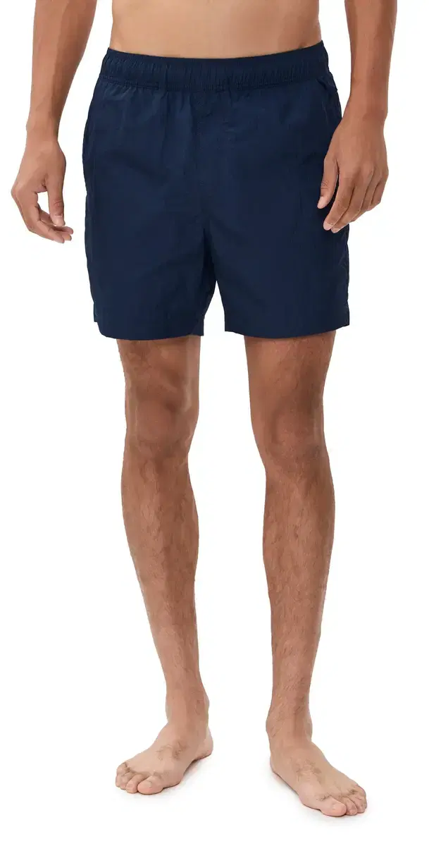 Nylon Crinkle wim Trunks 5 Deep Navy