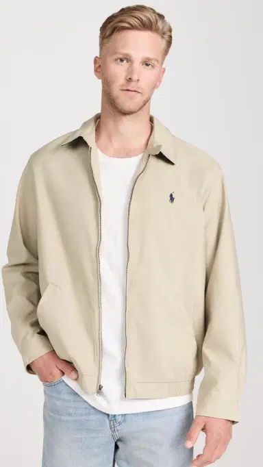 Polo Ralph Lauren Bi-Swing Windbreaker Jacket Khaki Uniform | Thumbnail 2 Polo Ralph Lauren Bi-Swing Windbreaker Jacket Khaki Uniform | Thumbnail 2