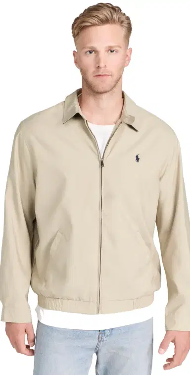 Polo Ralph Lauren Bi-Swing Windbreaker Jacket Khaki Uniform | Thumbnail 1 Polo Ralph Lauren Bi-Swing Windbreaker Jacket Khaki Uniform | Thumbnail 1