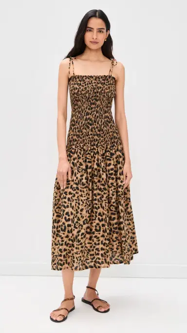 Natalie Martin Collection Juliette Dress Leopard Cotton One Size | Thumbnail 2 Natalie Martin Collection Juliette Dress Leopard Cotton One Size | Thumbnail 2