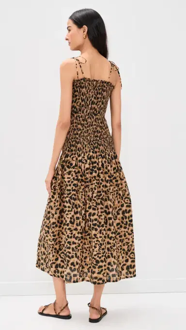 Natalie Martin Collection Juliette Dress Leopard Cotton One Size | Thumbnail 3 Natalie Martin Collection Juliette Dress Leopard Cotton One Size | Thumbnail 3