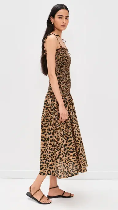Natalie Martin Collection Juliette Dress Leopard Cotton One Size | Thumbnail 4 Natalie Martin Collection Juliette Dress Leopard Cotton One Size | Thumbnail 4