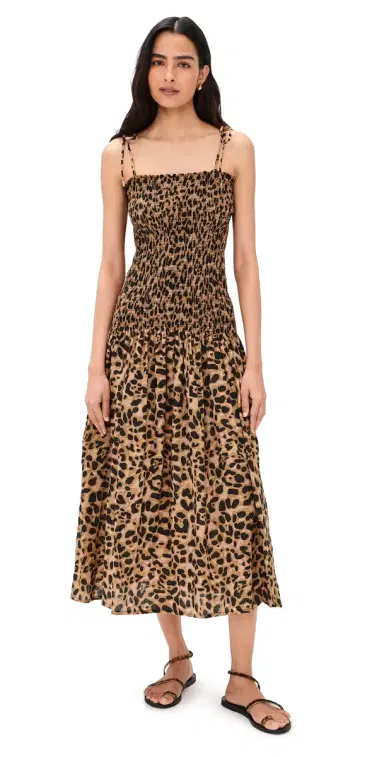 Natalie Martin Collection Juliette Dress Leopard Cotton One Size | Thumbnail 1 Natalie Martin Collection Juliette Dress Leopard Cotton One Size | Thumbnail 1