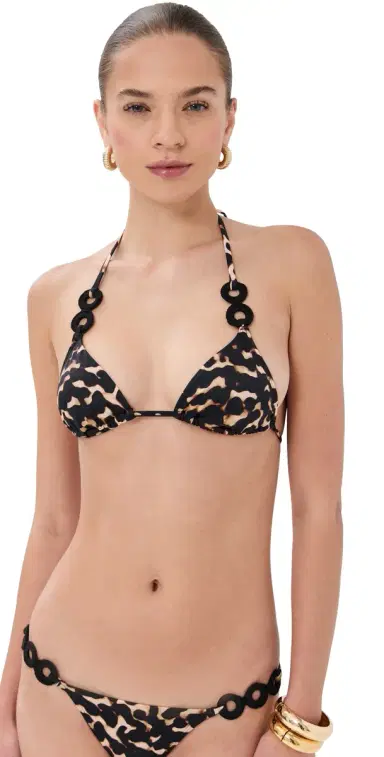 STAUD Lido Bikini Top Tortoise | Thumbnail 1 STAUD Lido Bikini Top Tortoise | Thumbnail 1