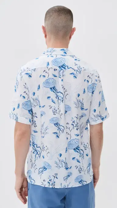 Vilebrequin Charli Linen Shirt Blanc | Thumbnail 3