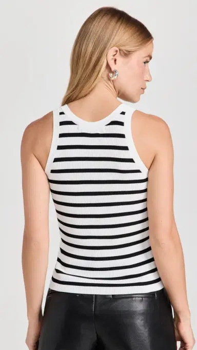 Nothing Please Estefania Tank White Stripe L | Thumbnail 3