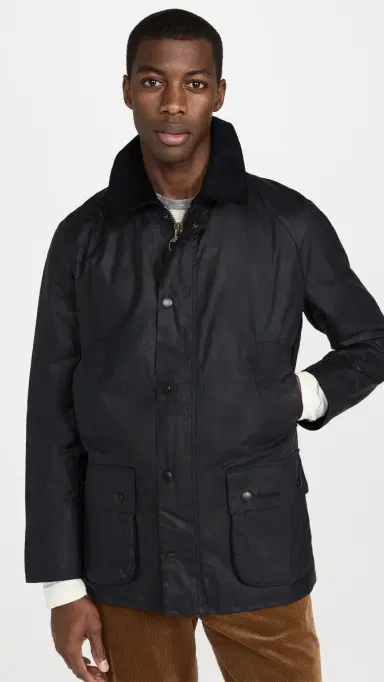 Barbour Ashby Wax Jacket Navy S | Thumbnail 2 Barbour Ashby Wax Jacket Navy S | Thumbnail 2