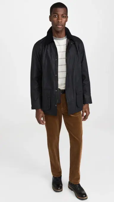 Barbour Ashby Wax Jacket Navy S | Thumbnail 5 Barbour Ashby Wax Jacket Navy S | Thumbnail 5