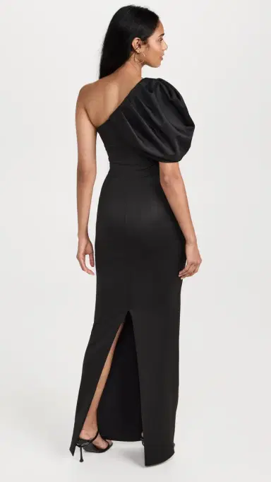 BLACK HALO Egan Gown Black 2 | Thumbnail 3