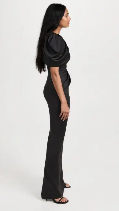 BLACK HALO Egan Gown Black 2 | Thumbnail 4