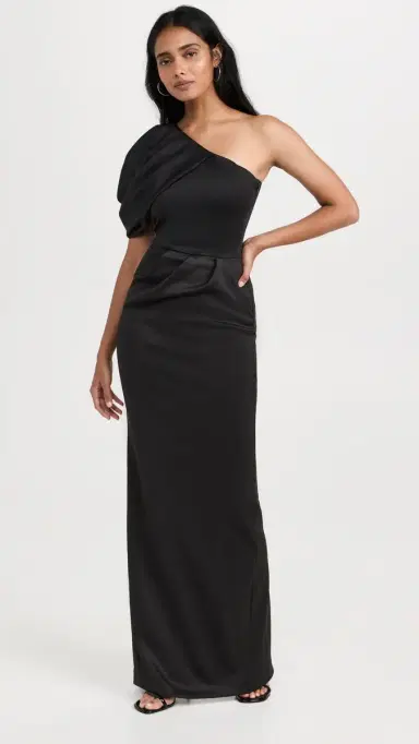 BLACK HALO Egan Gown Black 2 | Thumbnail 5